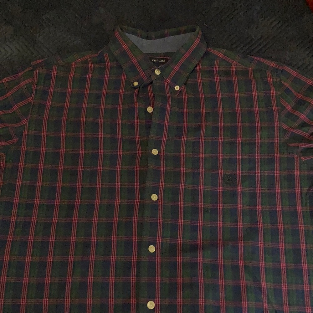 Chaps Purple Button down